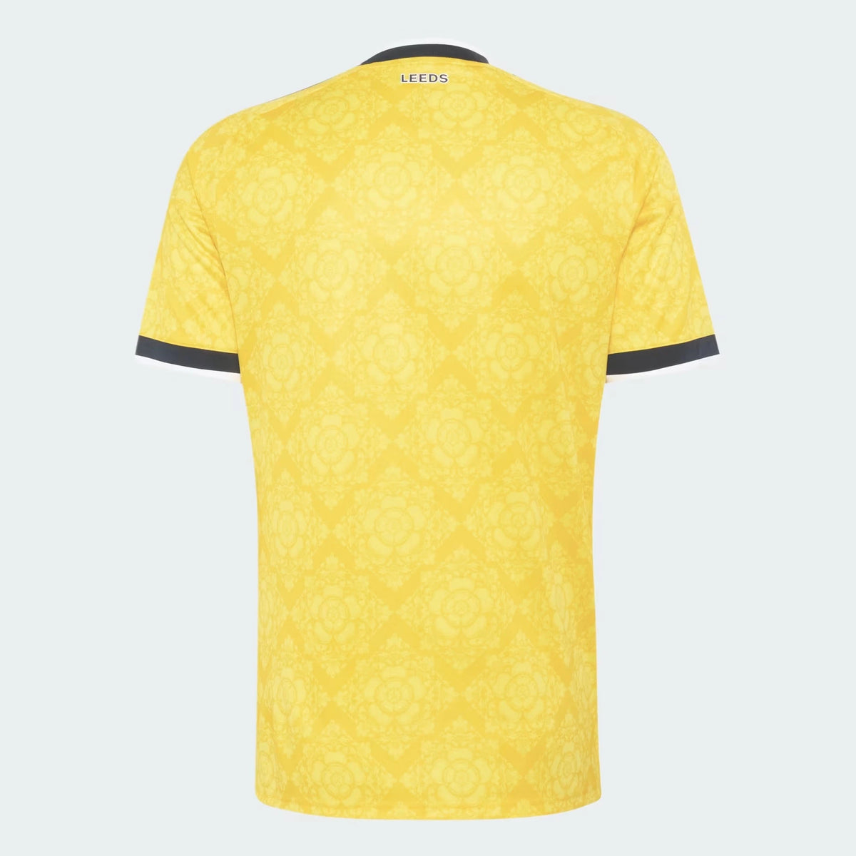 Back view of Leeds United 2026-2027 away yellow replica football shirt by Final Third Kit