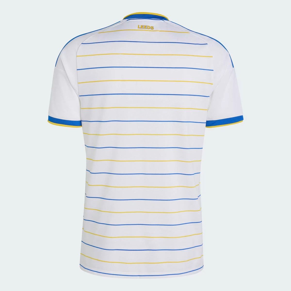 Back view of Leeds United 2026-2027 home white replica football shirt by Final Third Kit