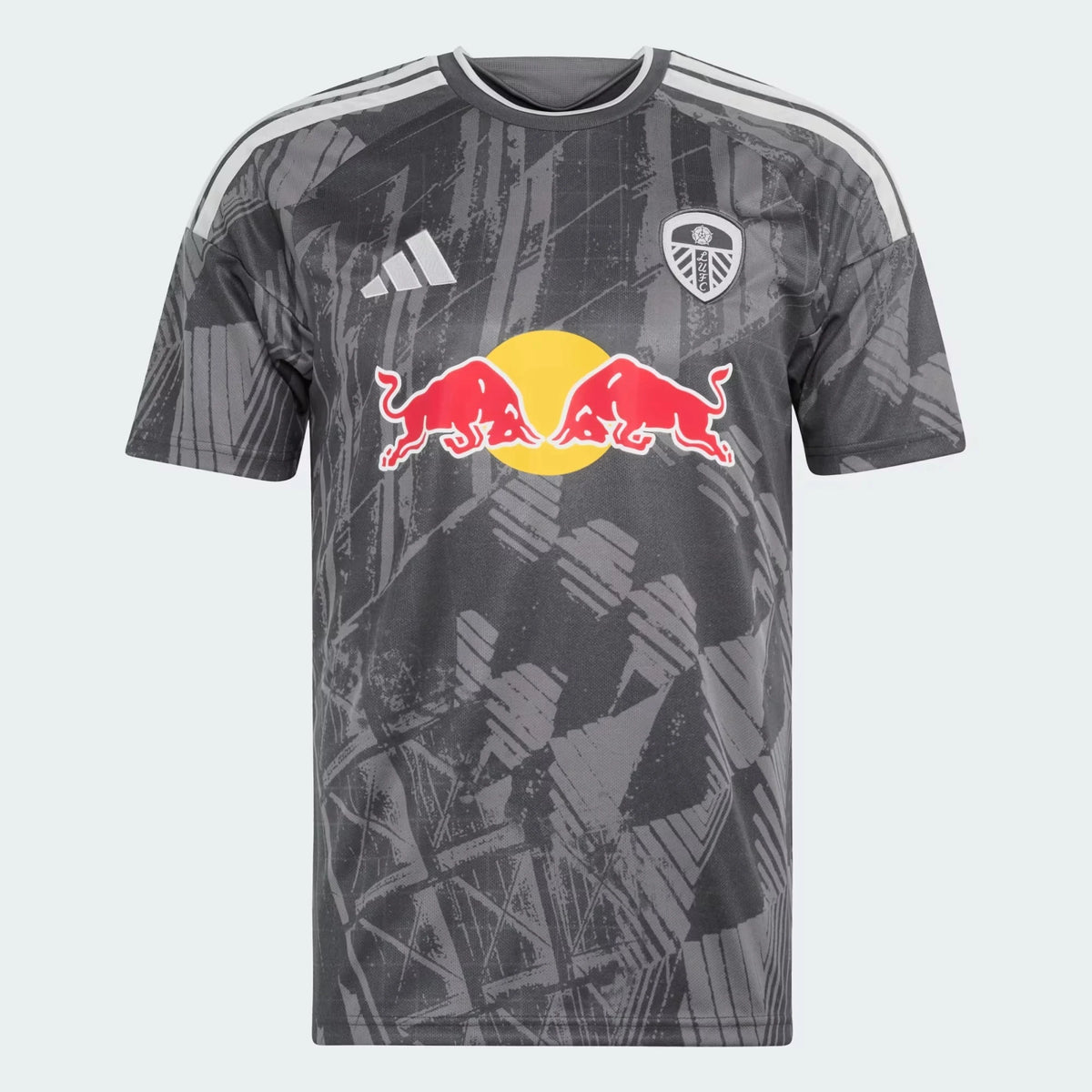 Front view of Leeds United 2026-2027 third grey replica soccer jersey by Final Third Kit