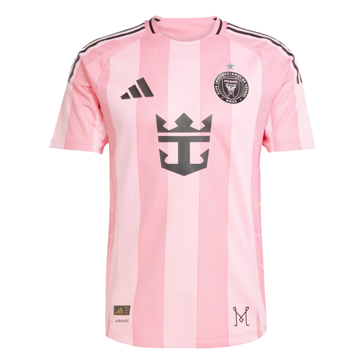 Front view of Inter Miami CF 2026-2027 home pink authentic soccer jersey by Final Third Kit