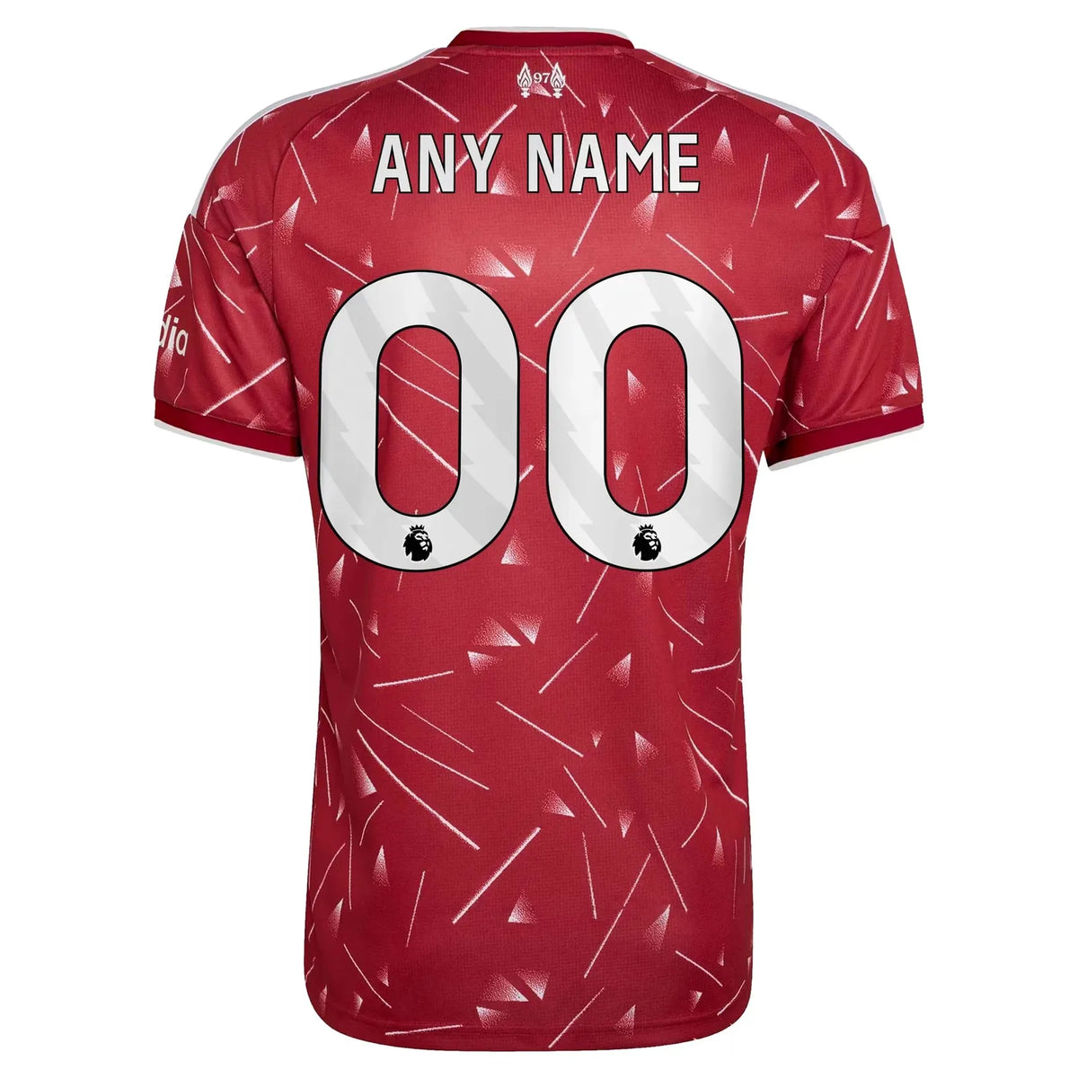 Back view of Liverpool 2026-2027 home red replica custom football shirt by Final Third Kit