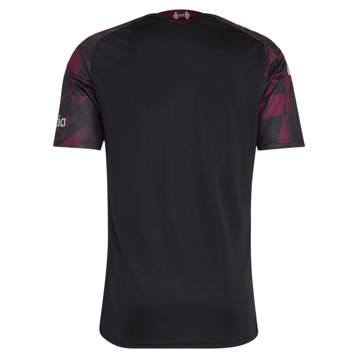 Back view of Liverpool 2026-2027 third black replica football shirt by Final Third Kit