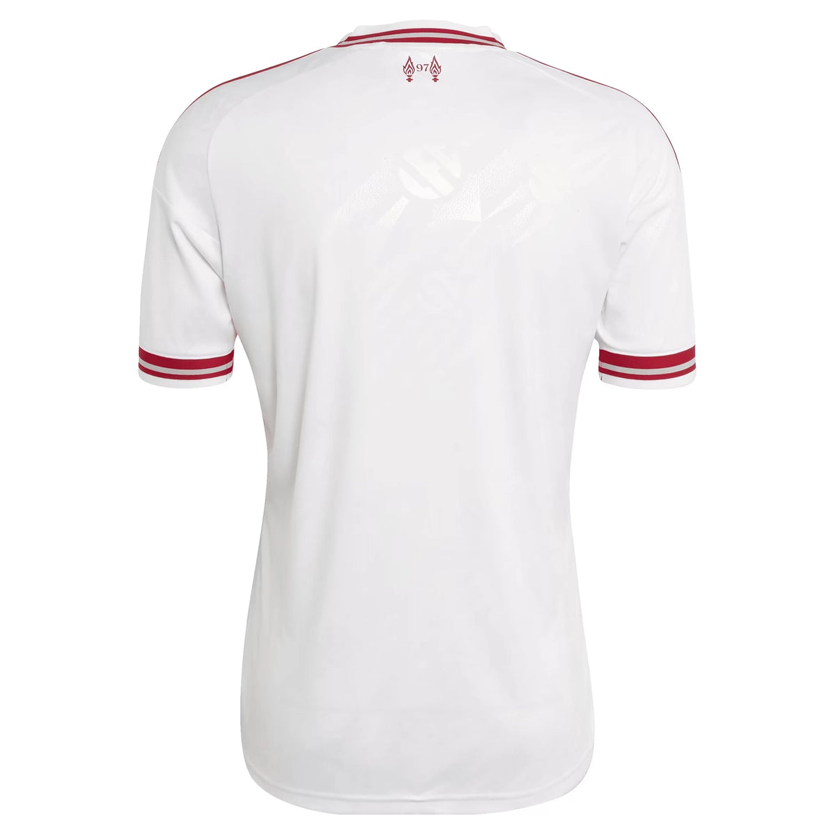 Back view of Liverpool 2026-2027 away white replica football shirt by Final Third Kit