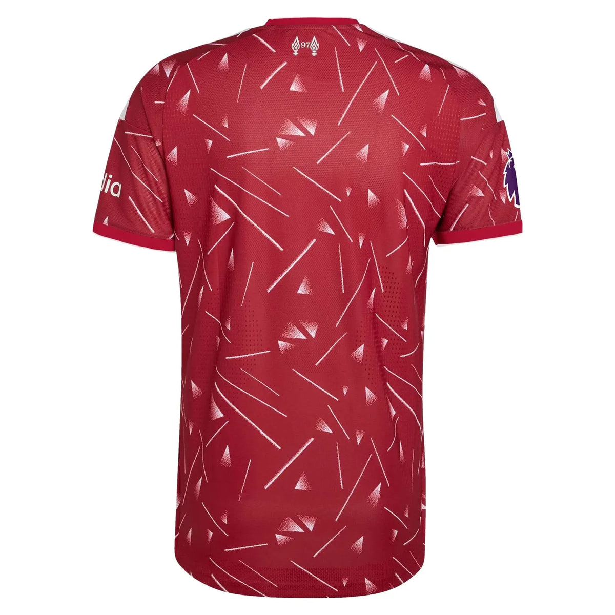Back view of Liverpool 2026-2027 home red on-field authentic football shirt by Final Third Kit
