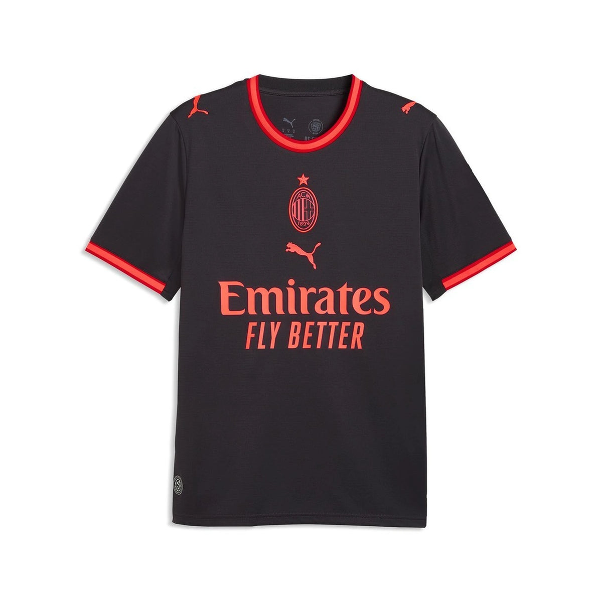 Front view of AC Milan 2026-2027 third grey replica soccer jersey by Final Third Kit