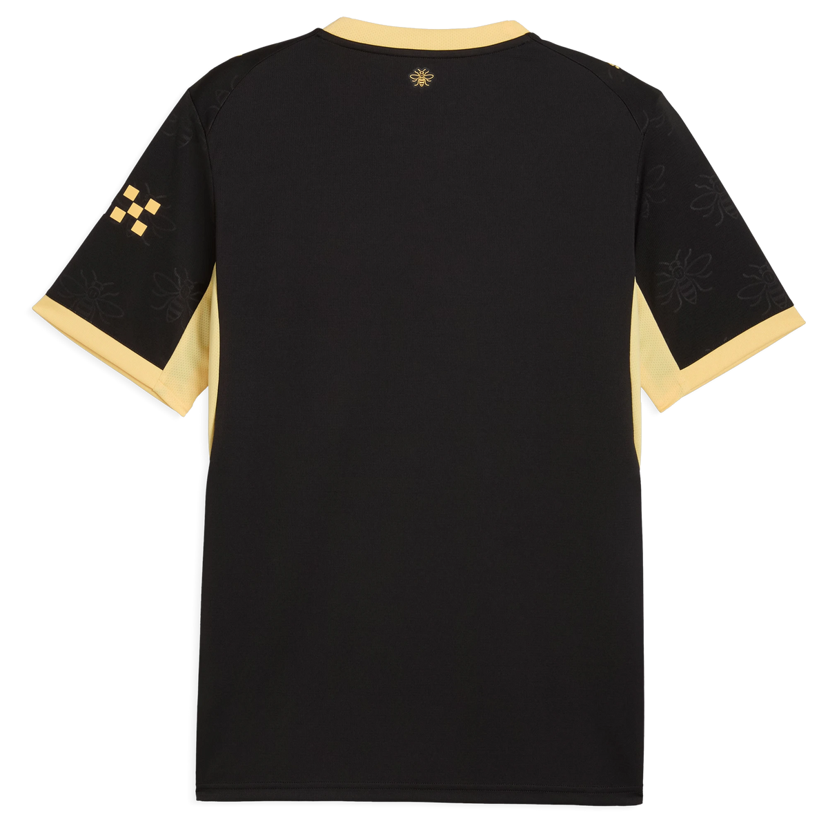 Back view of men's Manchester City 2026-2027 away black replica football shirt by Final Third Kit