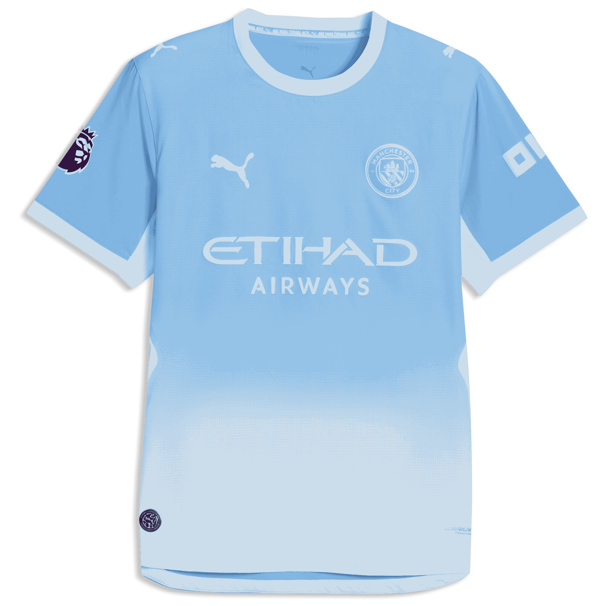 Manchester City 2026/27 Home Match Authentic Jersey front view