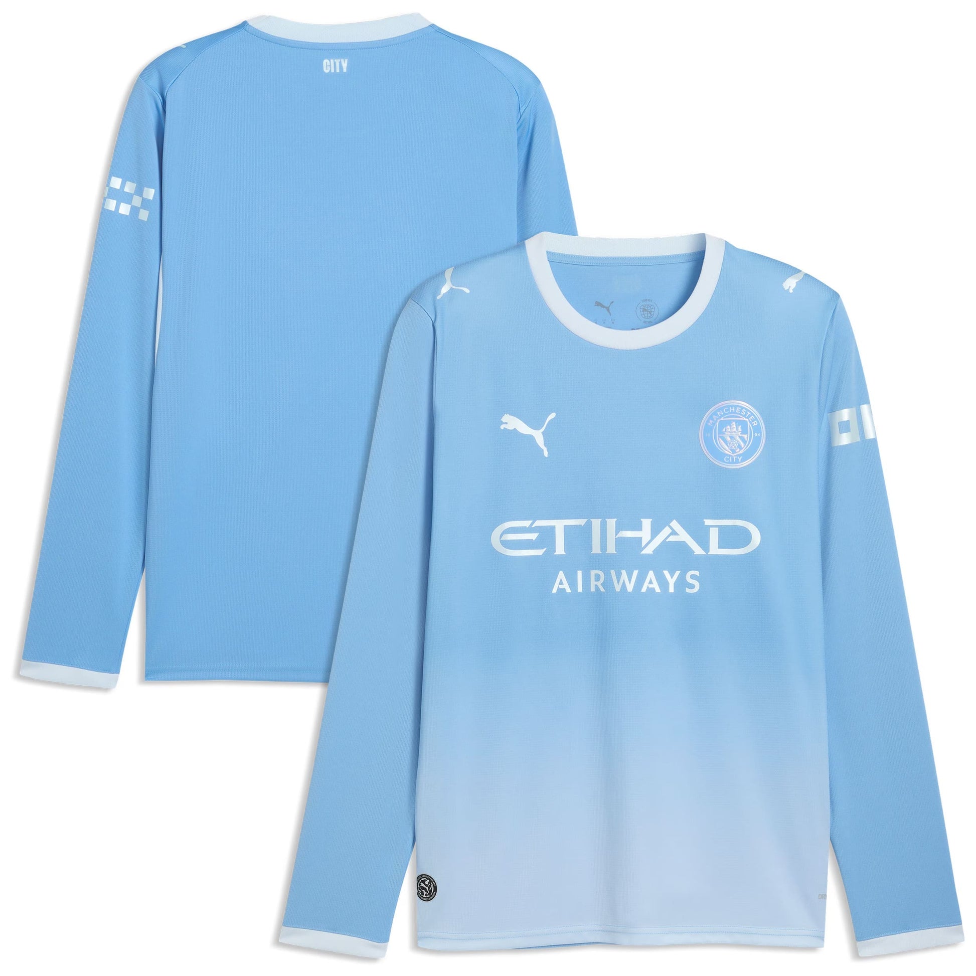 Manchester City 2026/27 Home Stadium Replica Long Sleeve Jersey
