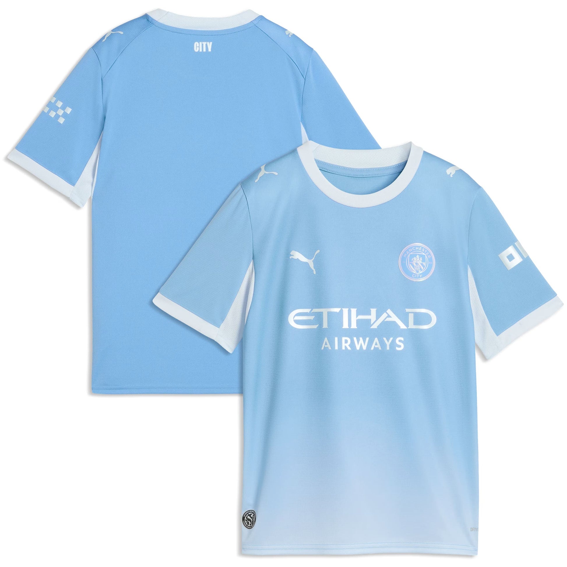 Manchester City 2026/27 Home Kids Stadium Replica Jersey Top