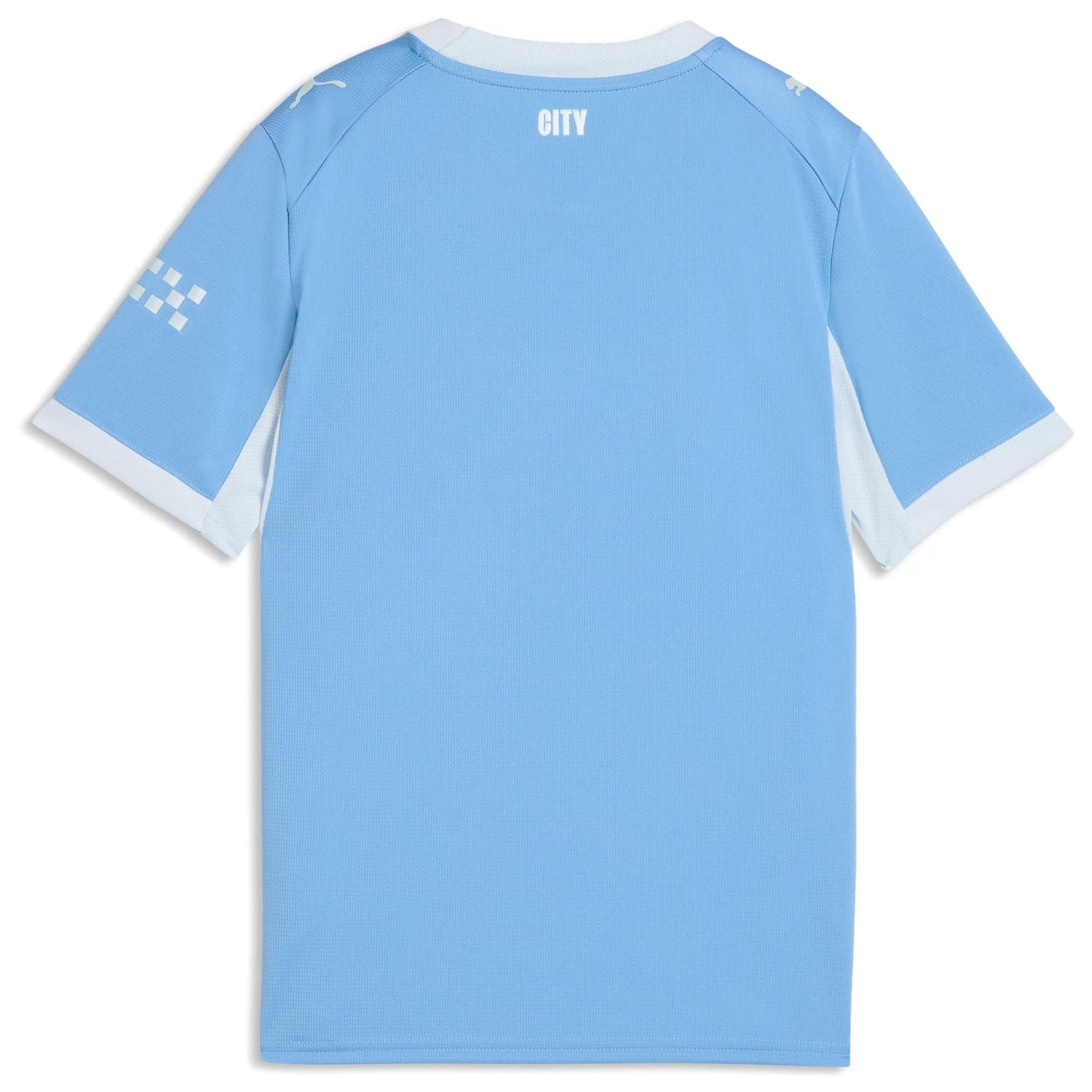 Manchester City 2026/27 Home Kids Stadium Replica Jersey top back view