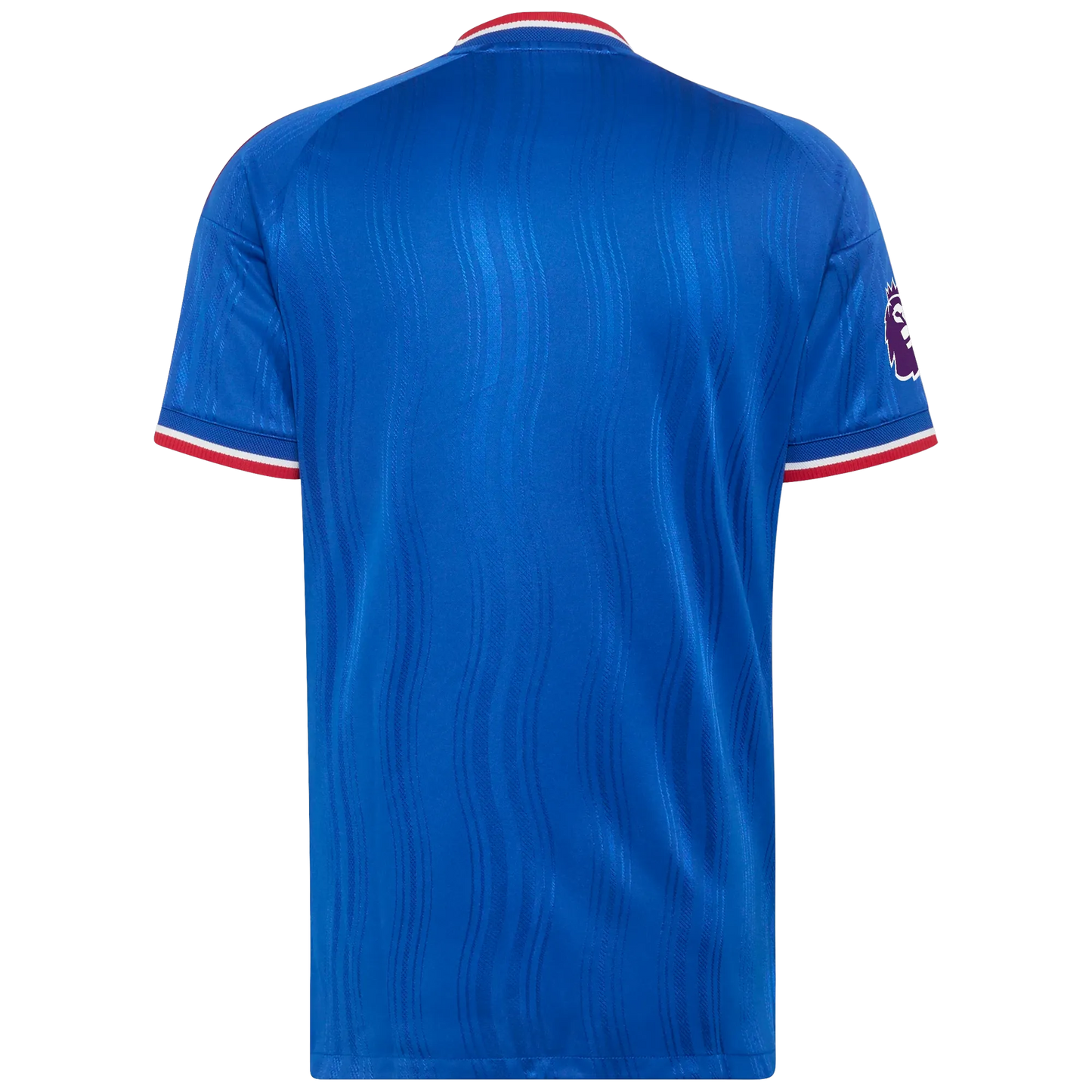 Back view of men's Manchester United 2026-2027 away royal blue on-field authentic football shirt by Final Third Kit