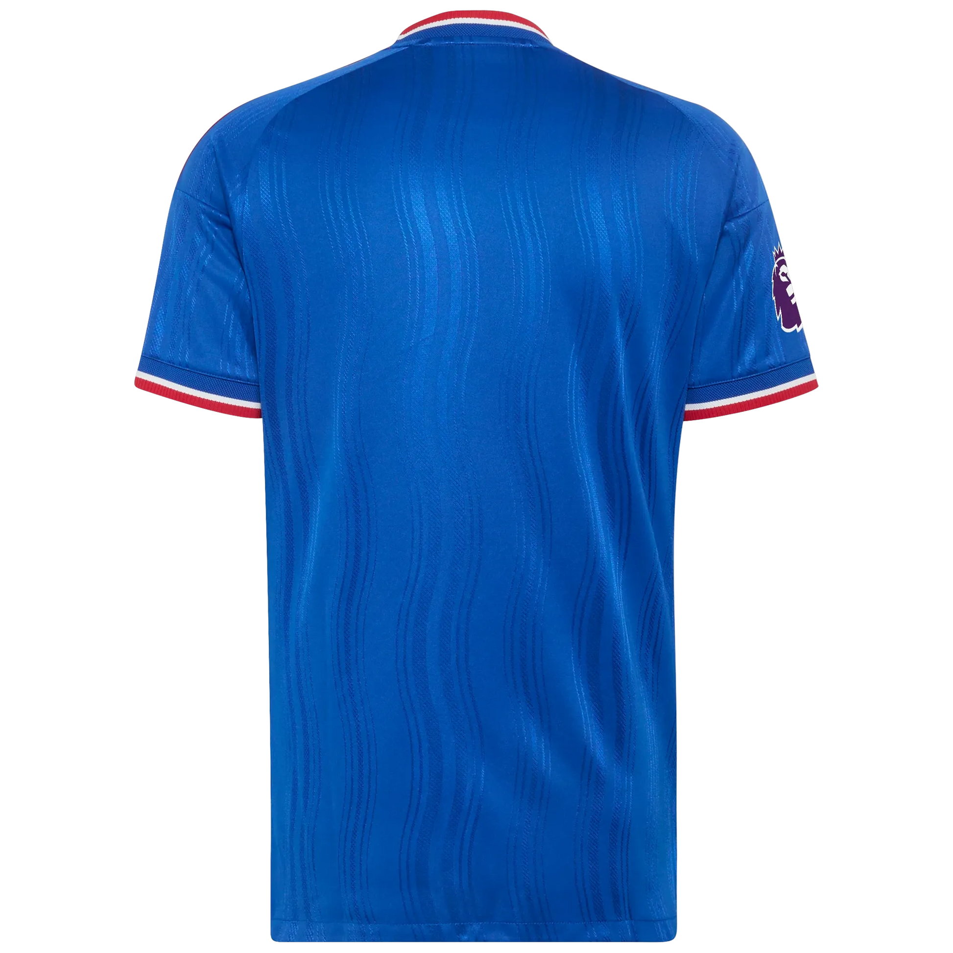 Back view of men's Manchester United 2026-2027 away royal blue on-field authentic football shirt by Final Third Kit