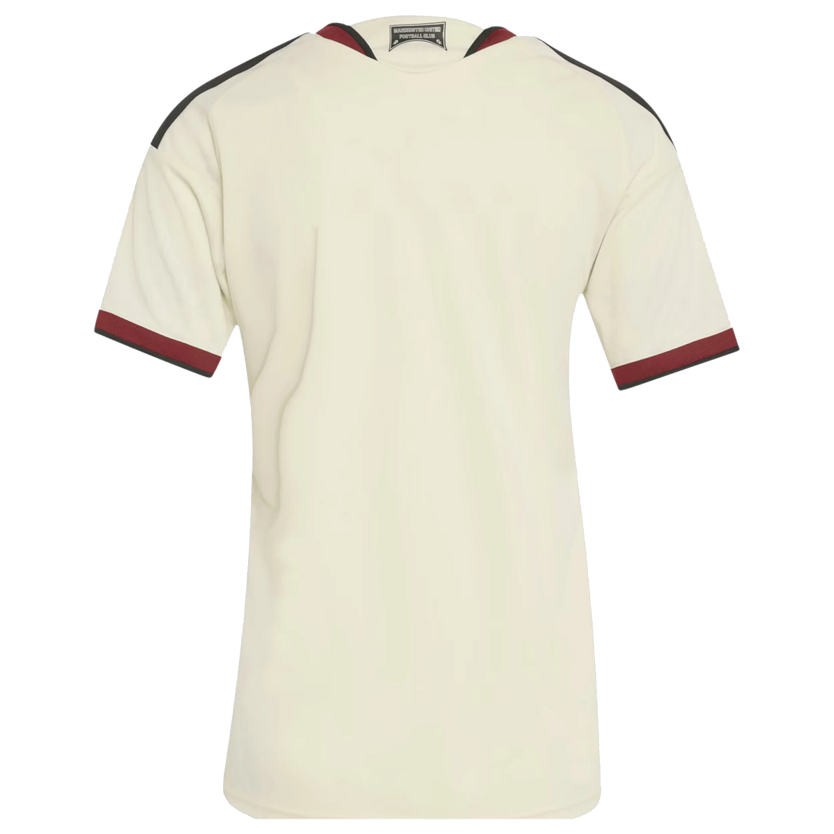 Back view of Manchester United 2026-2027 third cream replica long sleeve football shirt by Final Third Kit