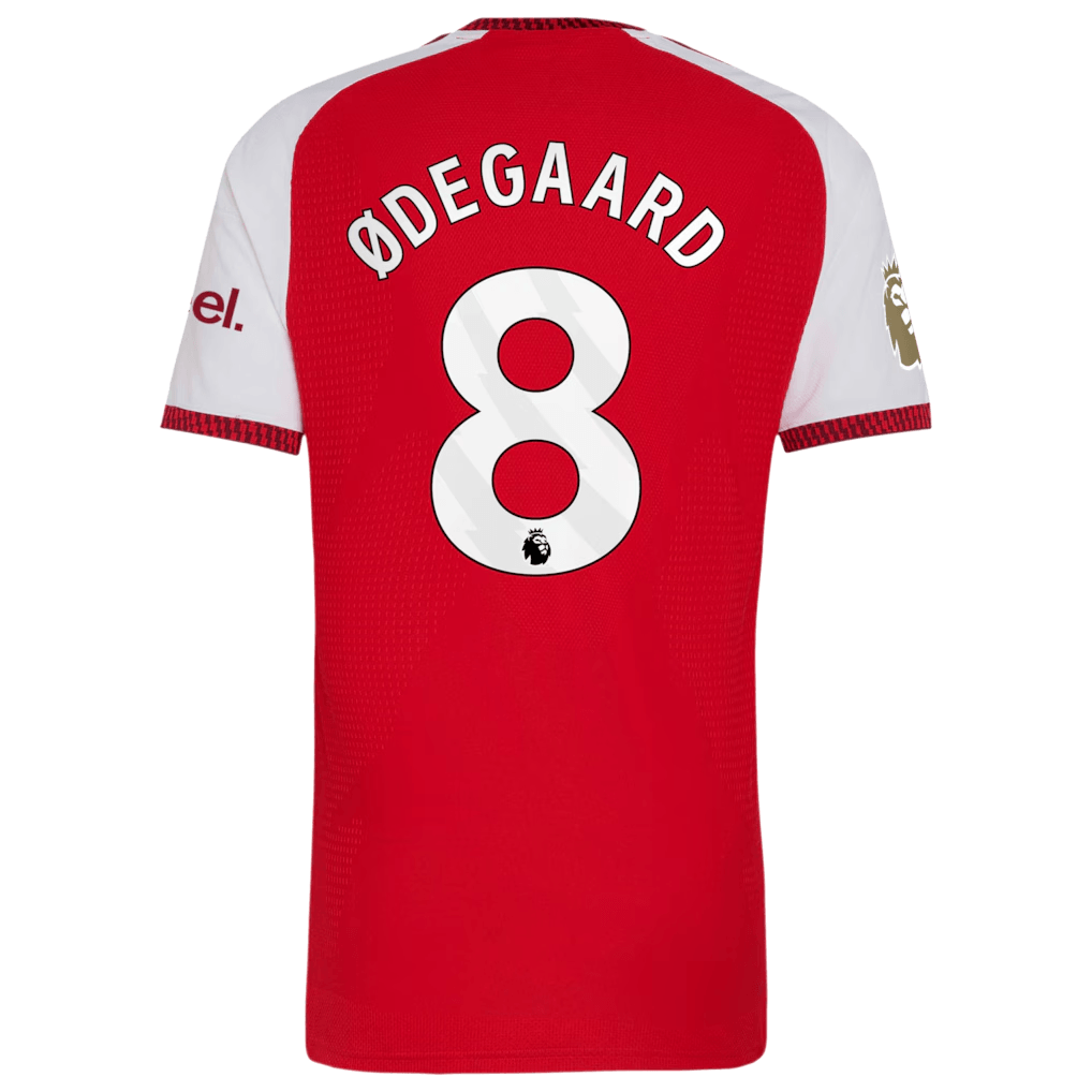 Arsenal 2026/27 Home Match Authentic Jersey - Ødegaard #8 back view