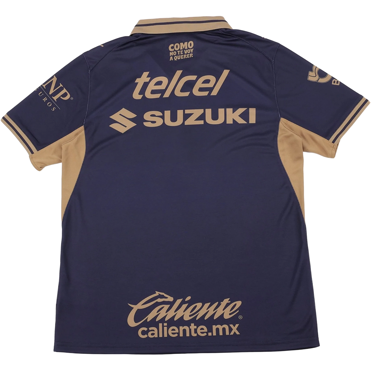 Back view of men's Pumas 2026-2027 home blue stadium football shirt by Final Third Kit