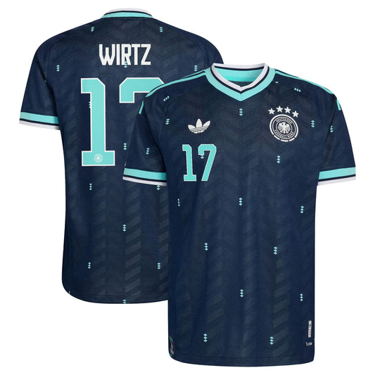 Germany 2026 World Cup Away Stadium Replica Jersey with Wirtz #17 printing 