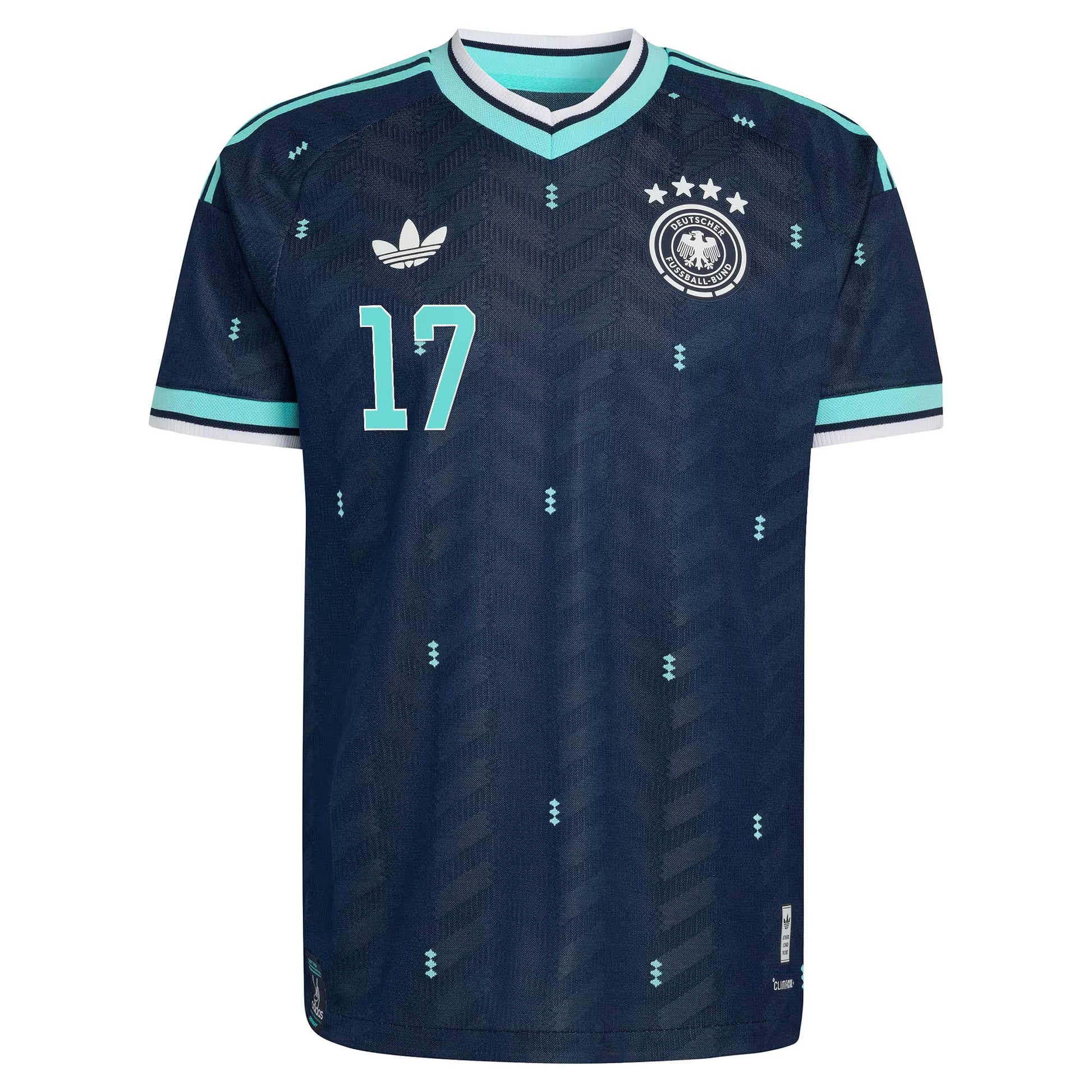 Germany 2026 World Cup Away Stadium Replica Jersey with Wirtz #17 printing front view