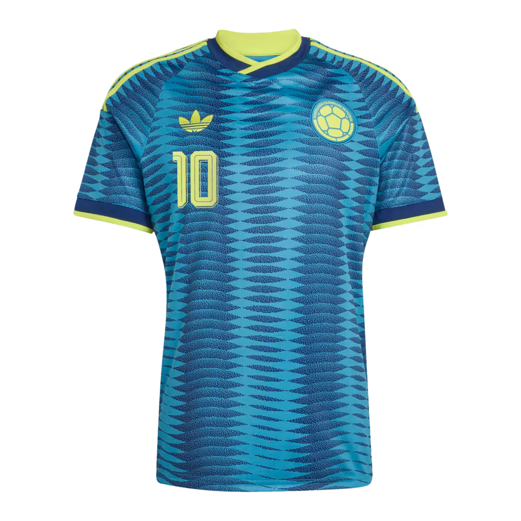 James Rodríguez Colombia National Team adidas 2026 Away Replica Jersey Front View