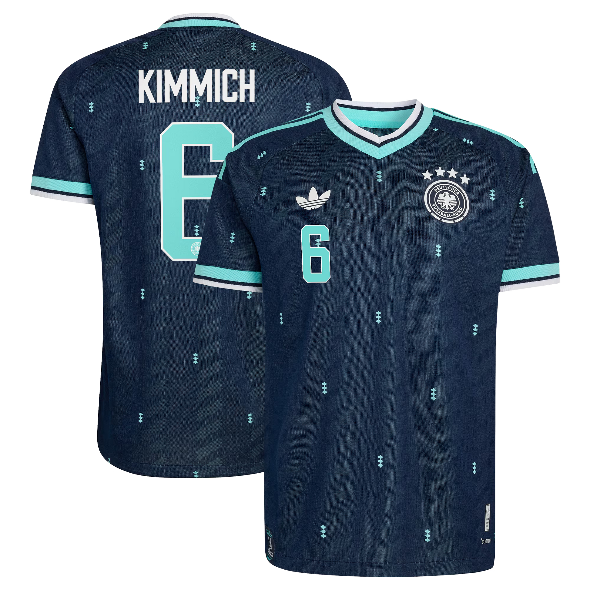 Germany 2026 World Cup Away Stadium Replica Jersey with Kimmich #6 printing