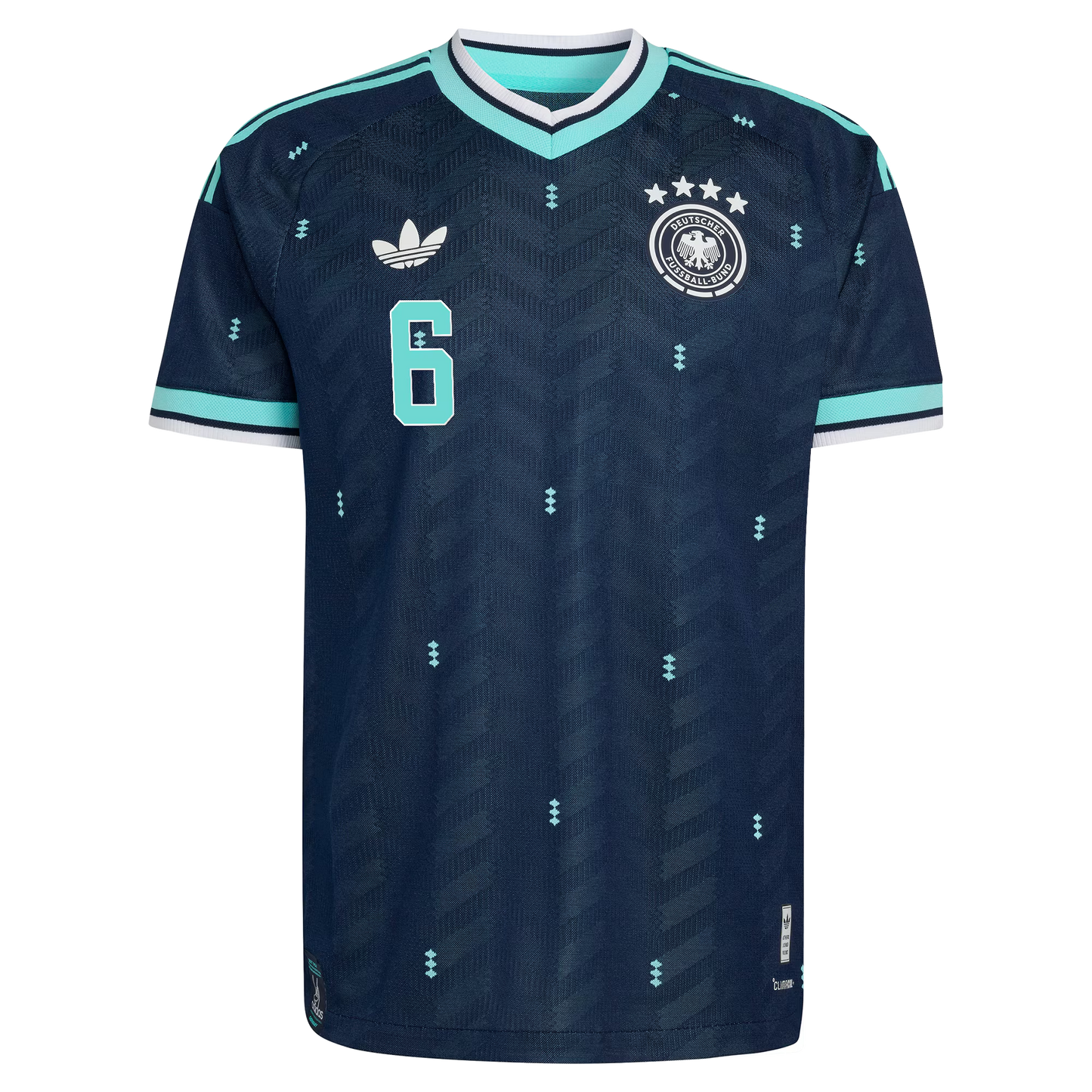 Germany 2026 World Cup Away Stadium Replica Jersey with Kimmich #6 printing front view