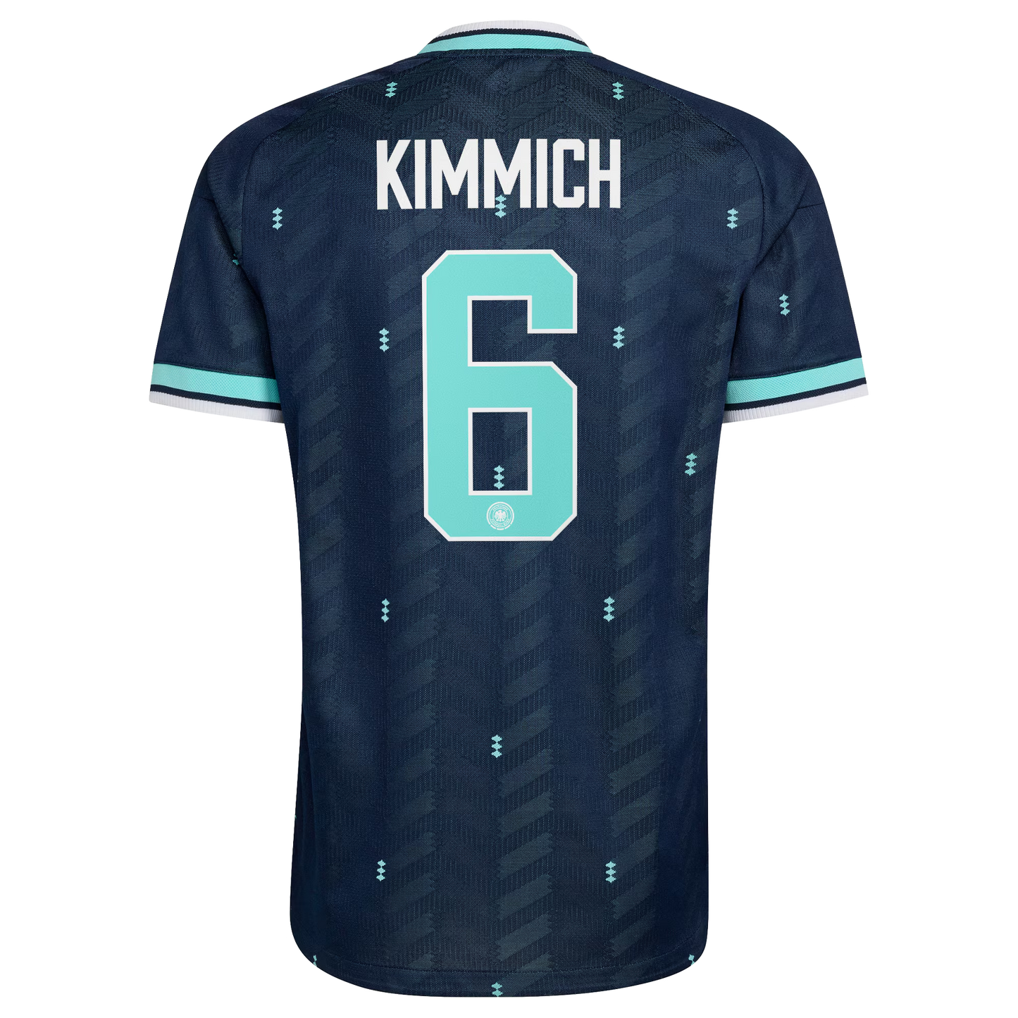 Germany 2026 World Cup Away Stadium Replica Jersey with Kimmich #6 printing back view