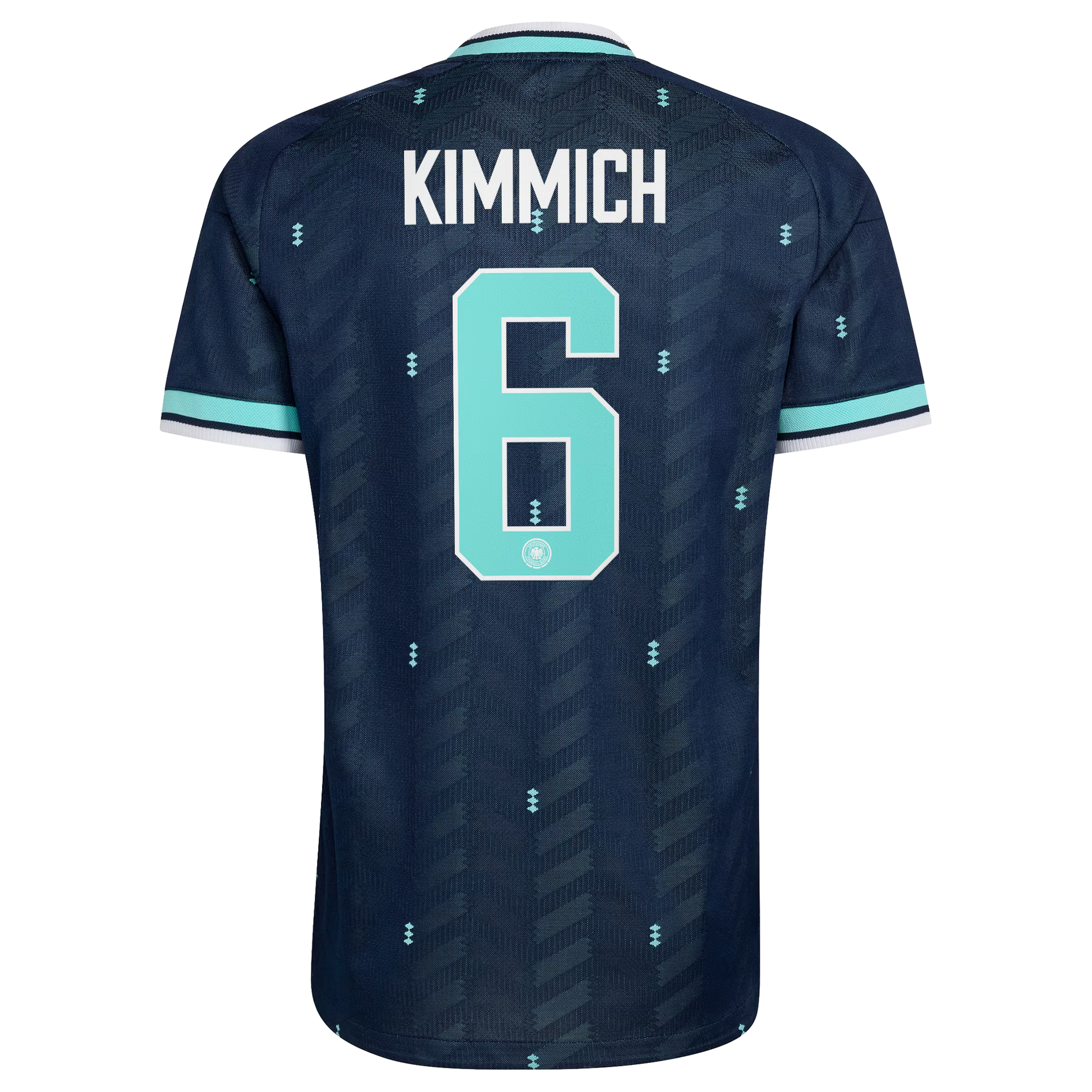 Germany 2026 World Cup Away Stadium Replica Jersey with Kimmich #6 printing back view