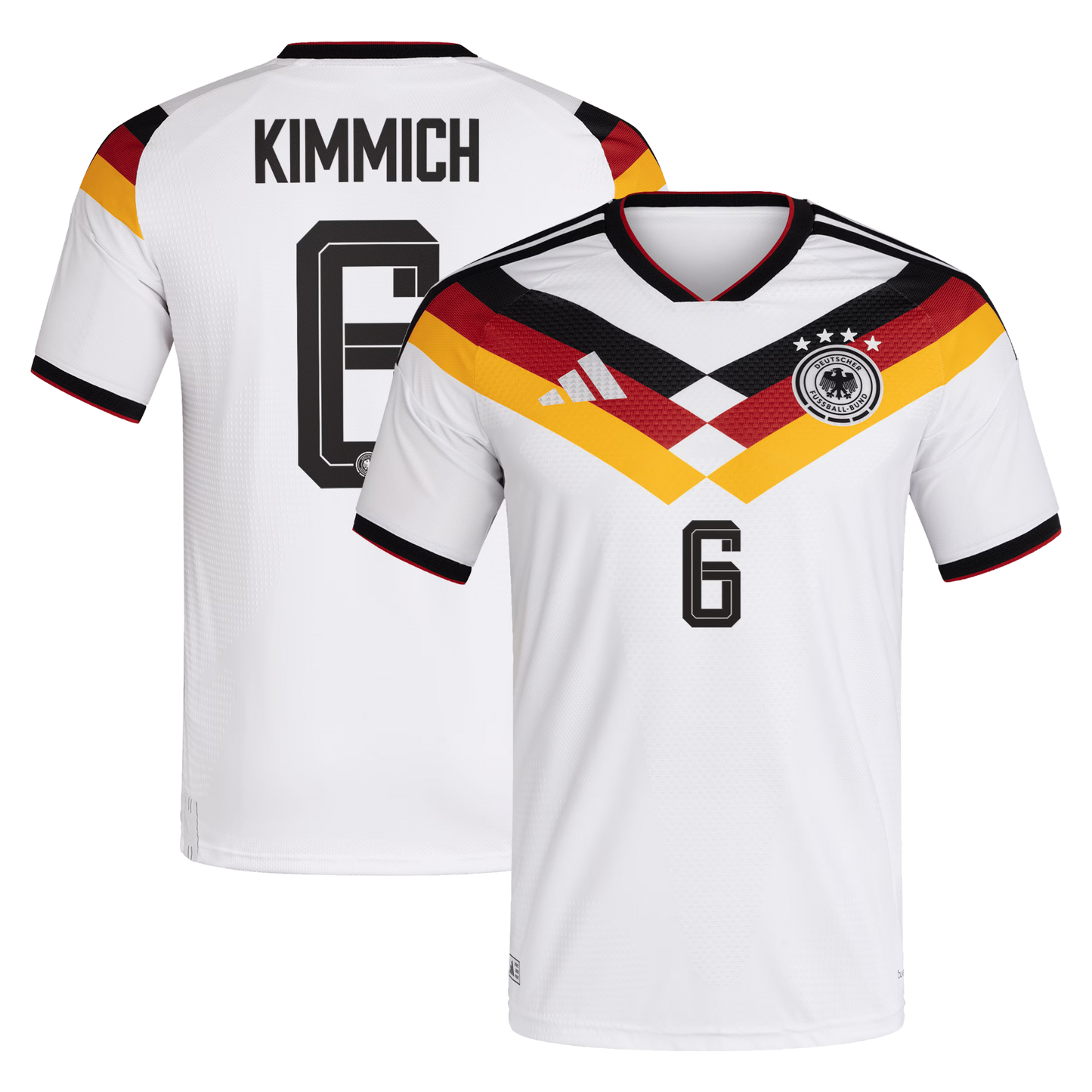 Germany 2026 World Cup Home Stadium Replica Jersey with Kimmich #6 printing