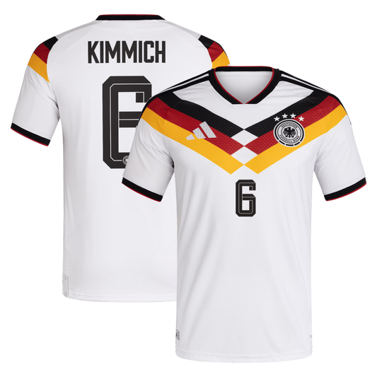 Germany 2026 World Cup Home Stadium Replica Jersey with Kimmich #6 printing