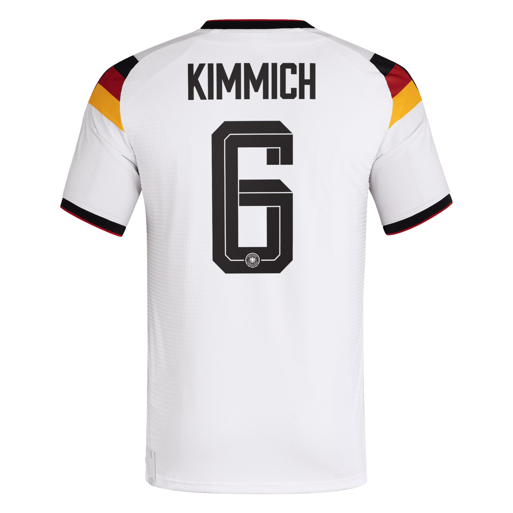 Germany 2026 World Cup Home Stadium Replica Jersey with Kimmich #6 printing back view
