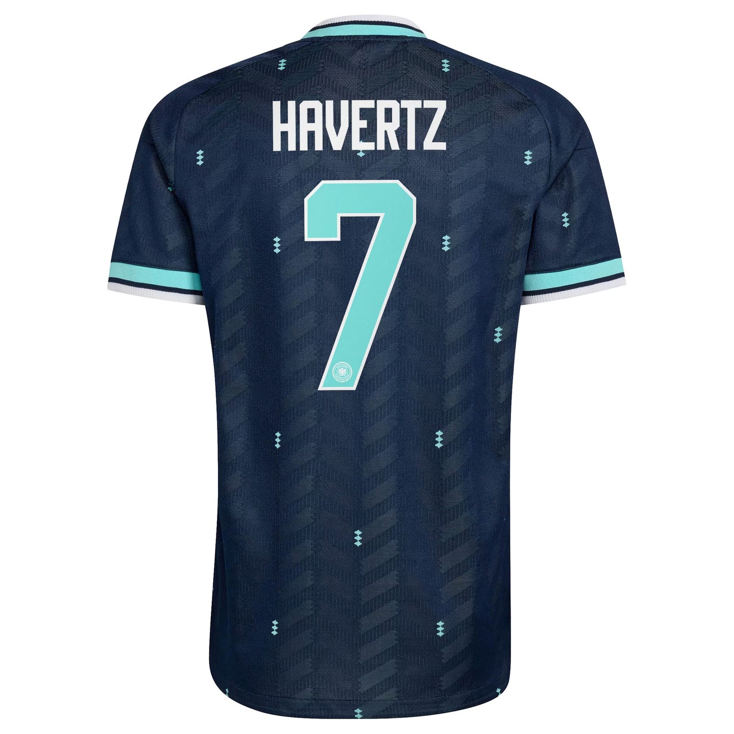 Germany 2026 World Cup Away Stadium Replica Jersey with Havertz #7 printing back view