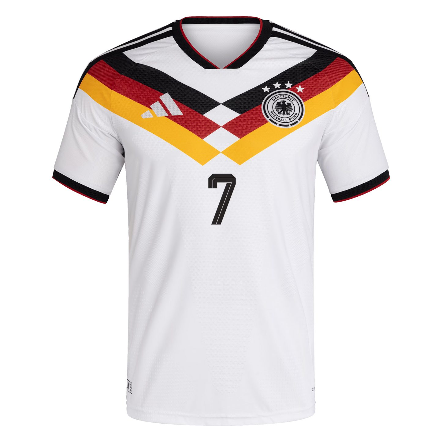 Germany 2026 World Cup Home Stadium Replica Jersey with Havertz #7 printing  front view