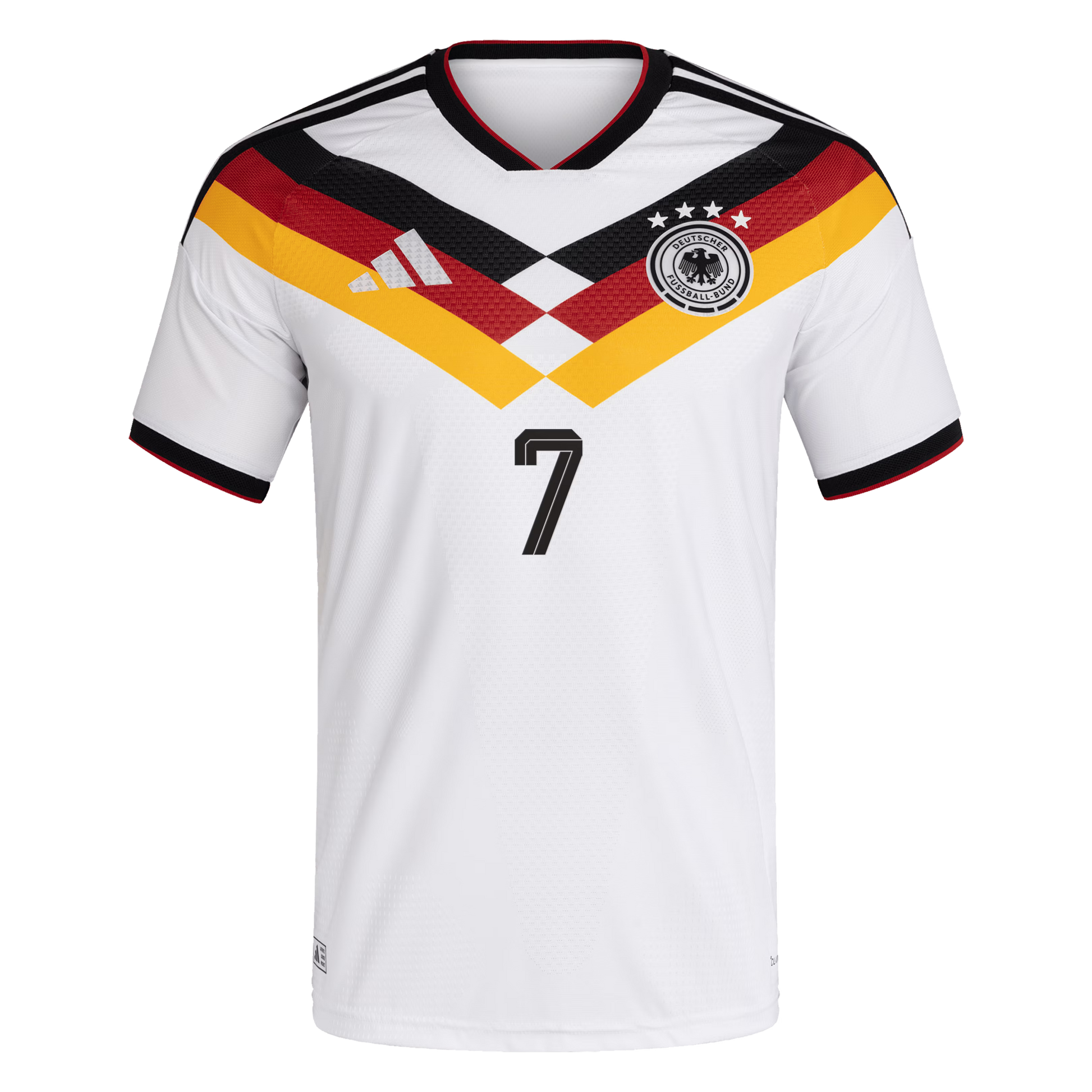 Germany 2026 World Cup Home Stadium Replica Jersey with Havertz #7 printing  front view