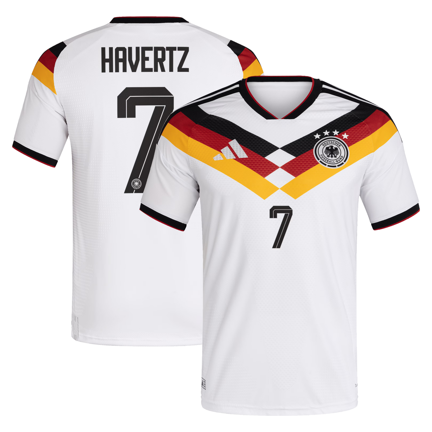 Germany 2026 World Cup Home Stadium Replica Jersey with Havertz #7 printing 