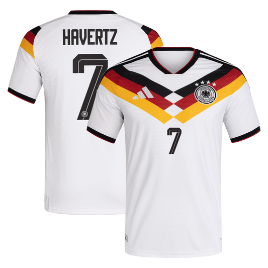 Germany 2026 World Cup Home Stadium Replica Jersey with Havertz #7 printing 