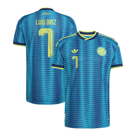 Colombia 2026 World Cup Away Stadium Replica Jersey  Luis Díaz #7
