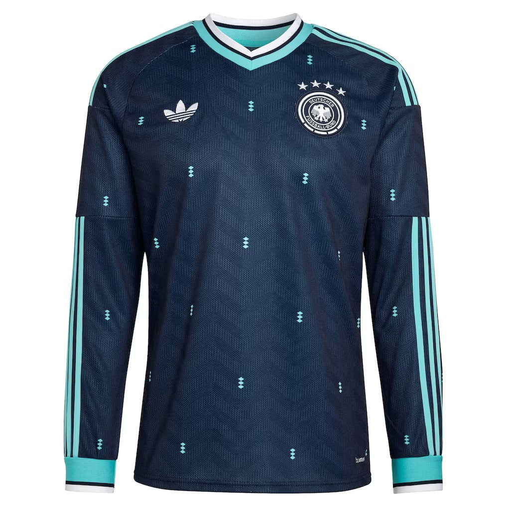 Germany 2026 World Cup Away Long Sleeve Stadium Replica Jersey front view