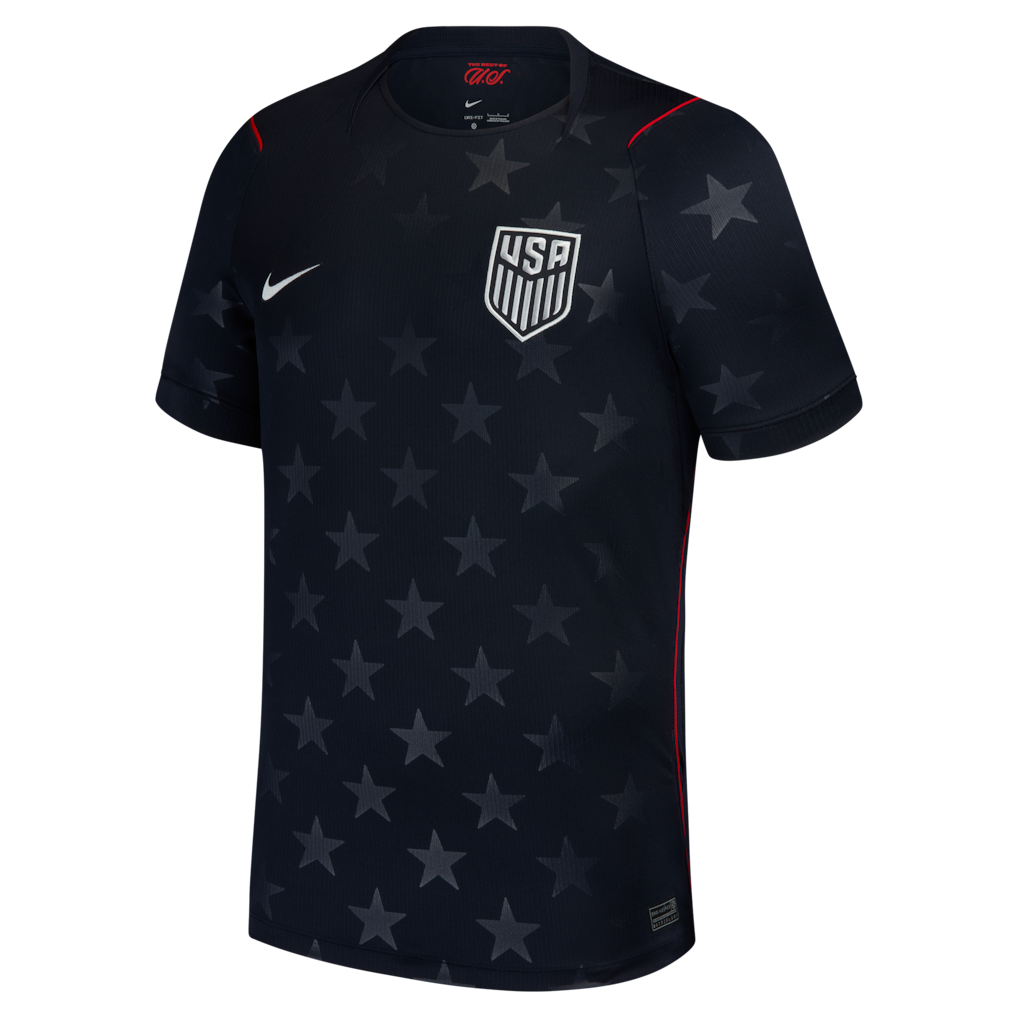 mens nike white usmnt 2026 away stadium replica jersey front view