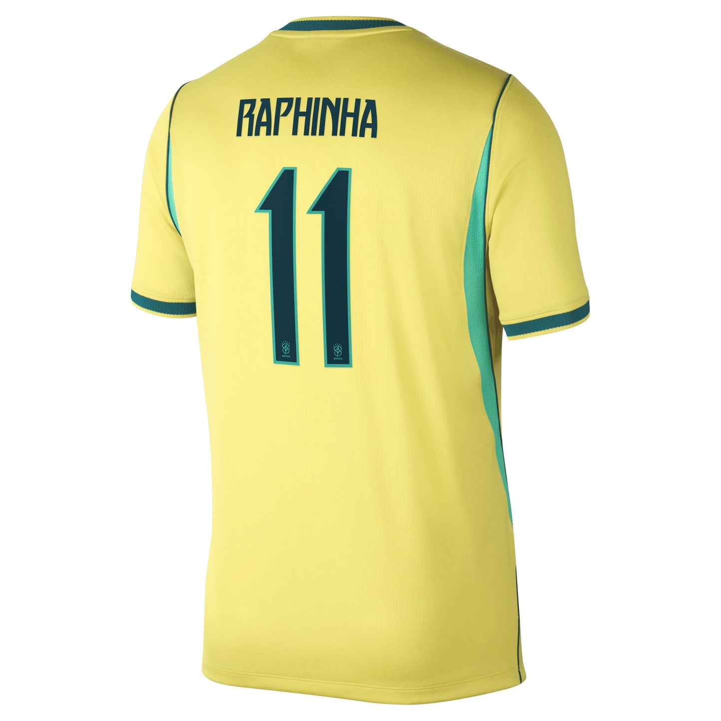  Brazil national team home stadium RAPHINHA #11  jersey back view