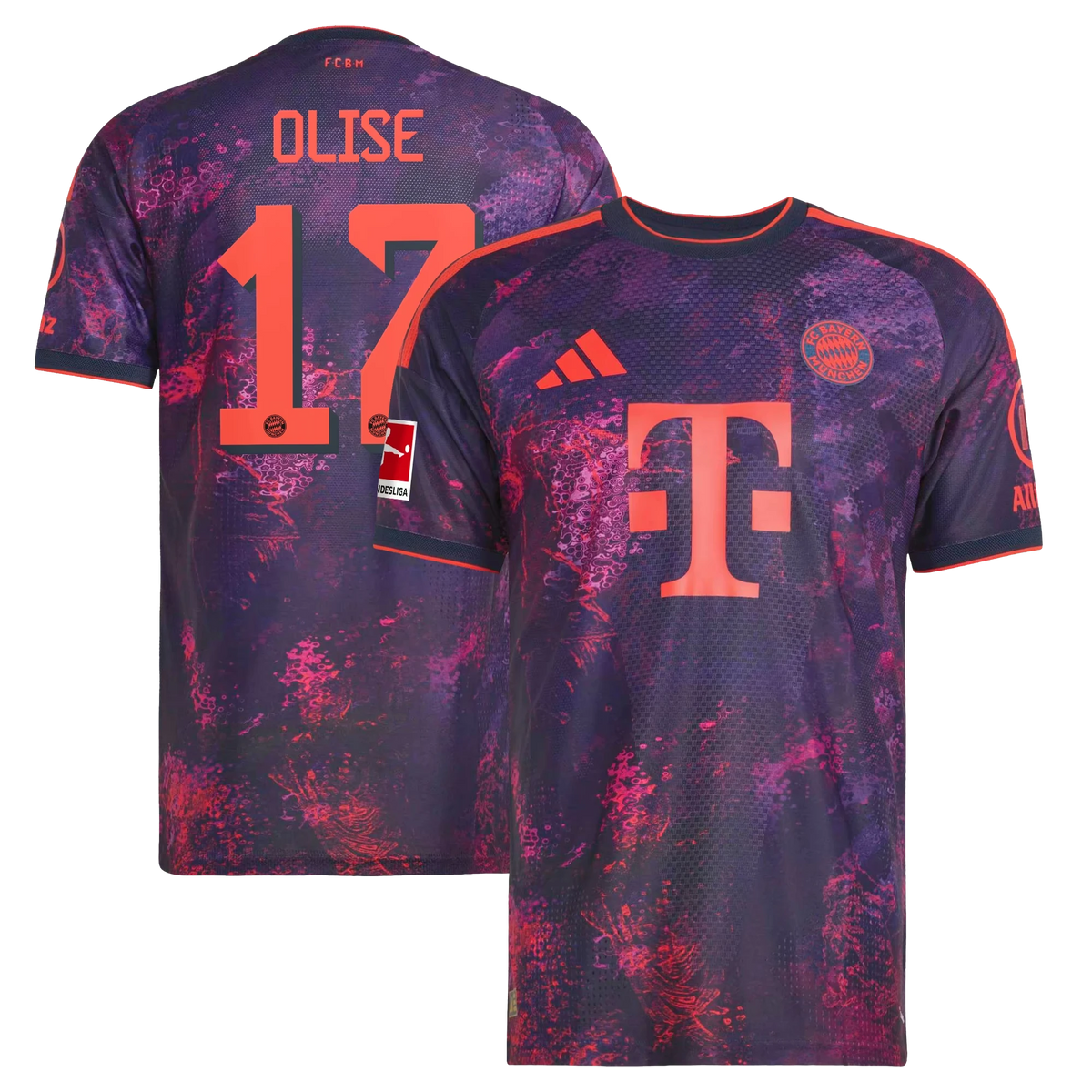 Michael Olise Bayern Munich 2026/27 Third On-Field Authentic Jersey - Purple