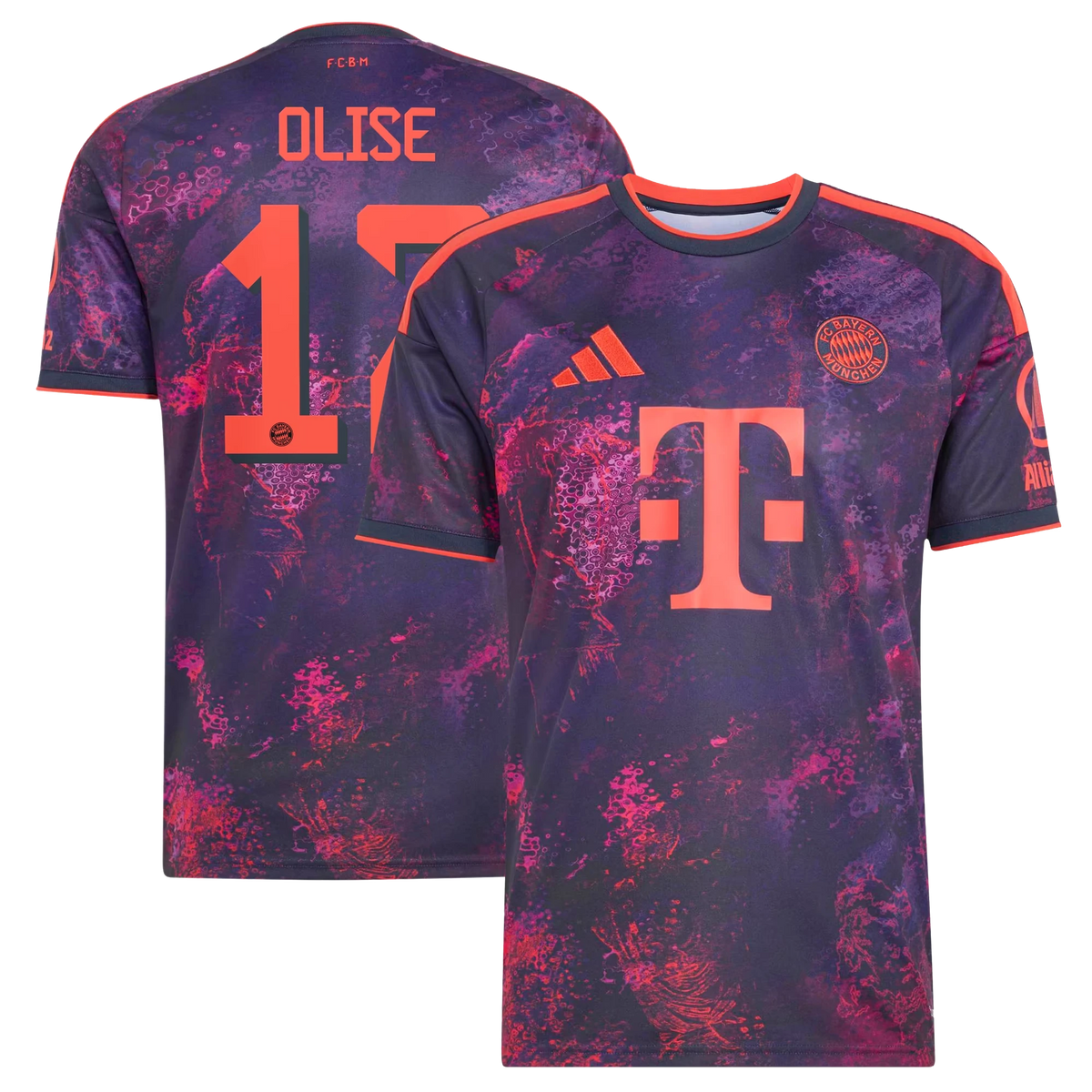 Michael Olise Bayern Munich 2026/27 Third Replica Jersey - Purple