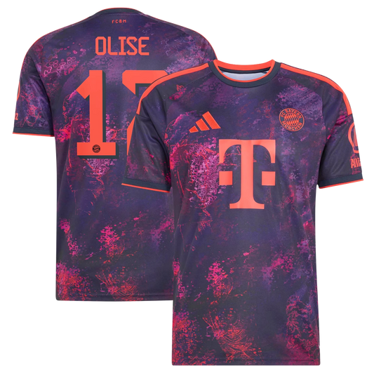 Michael Olise Bayern Munich 2026/27 Third Replica Jersey - Purple