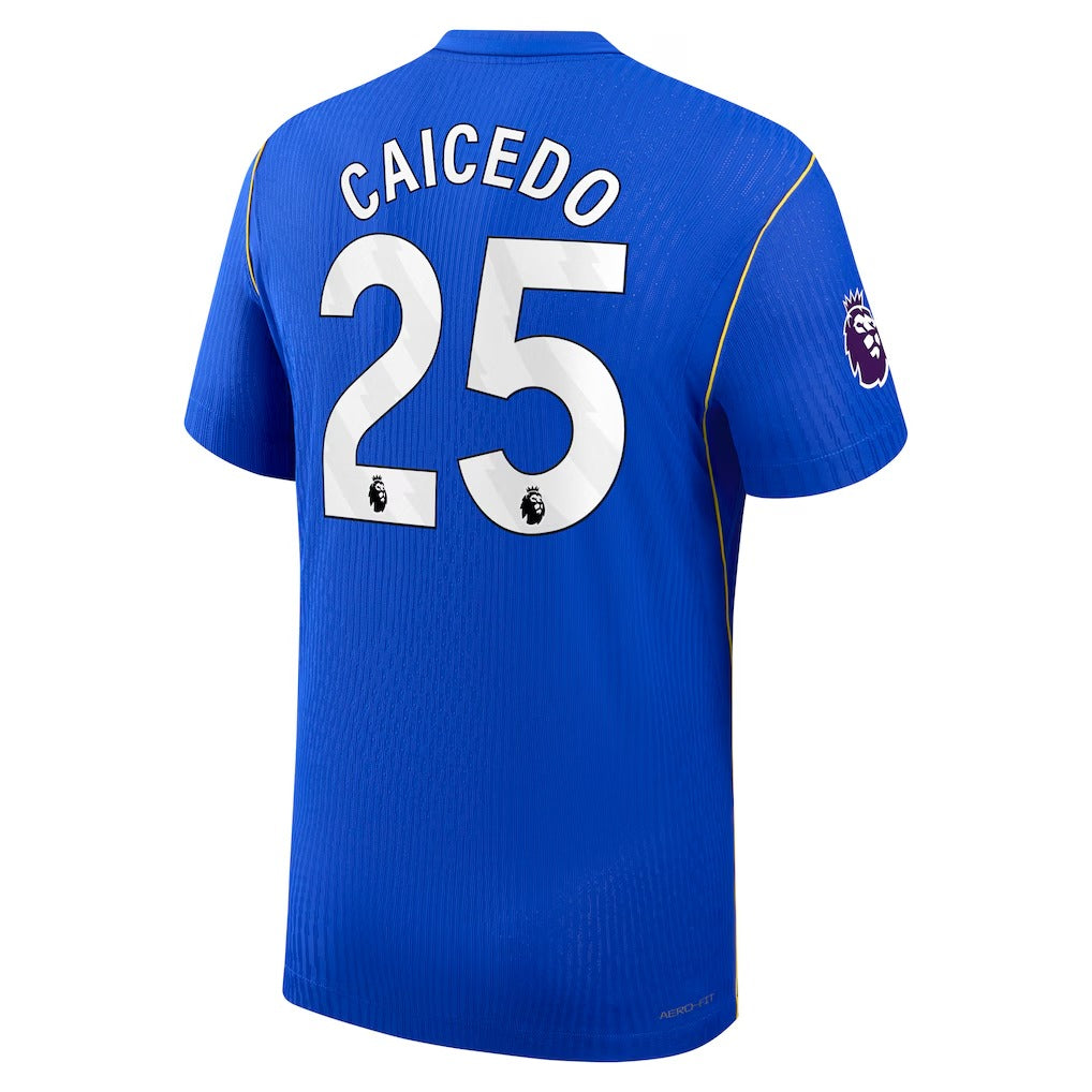 Chelsea 2026/27 Home Match Authentic Jersey - Caicedo #25 back view