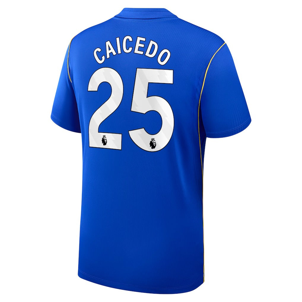 Chelsea 2026/27 Home Stadium Replica Jersey - Caicedo #25 back view