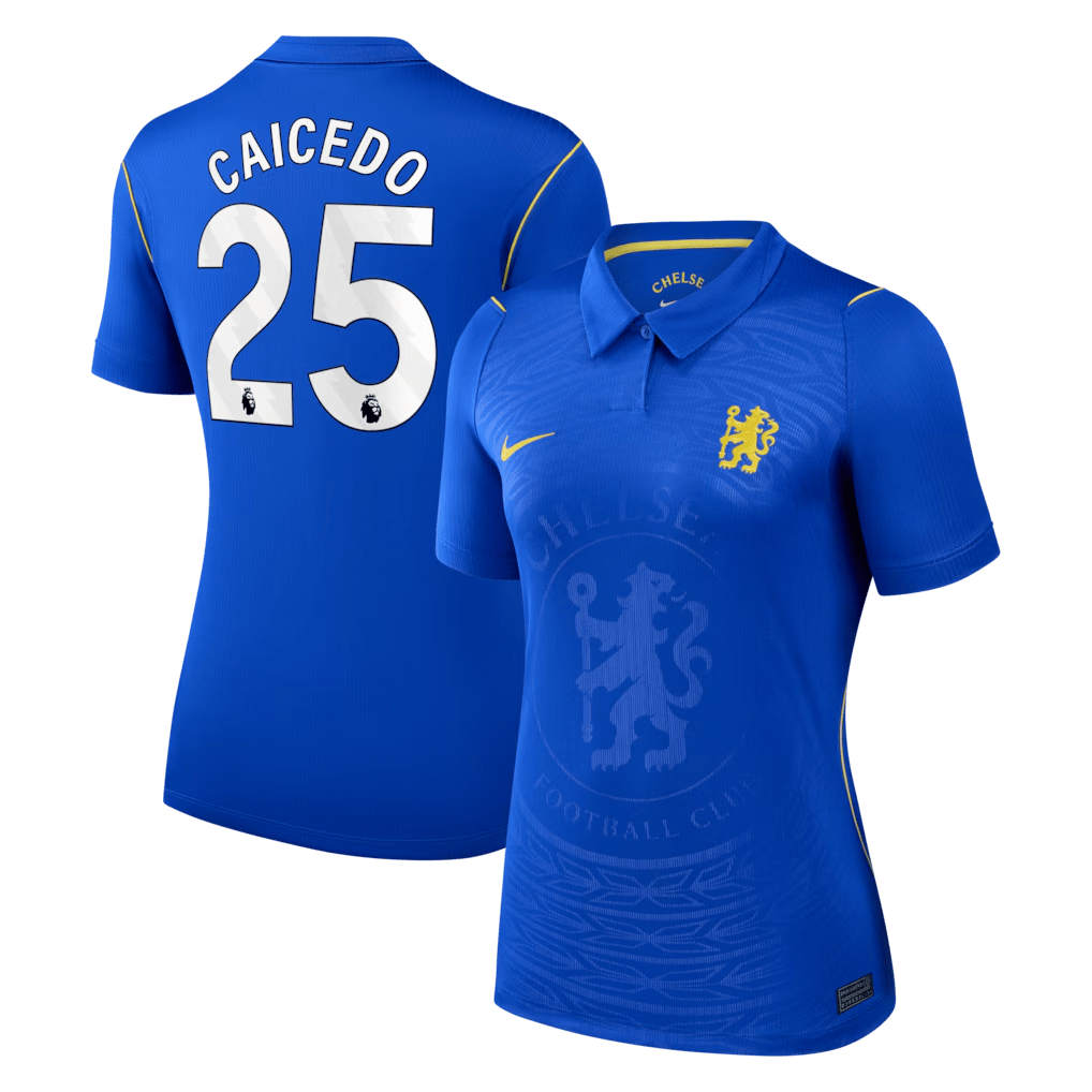Women's Chelsea 2026/27 Home Stadium Replica Jersey - Caicedo #25