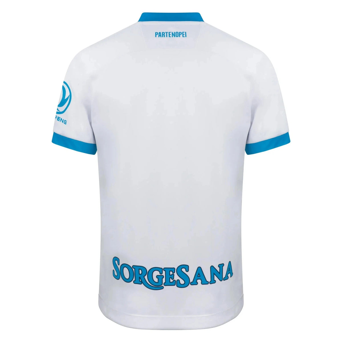 Back view of Napoli 2026-2027 home blue stadium replica football shirt by Final Third Kit