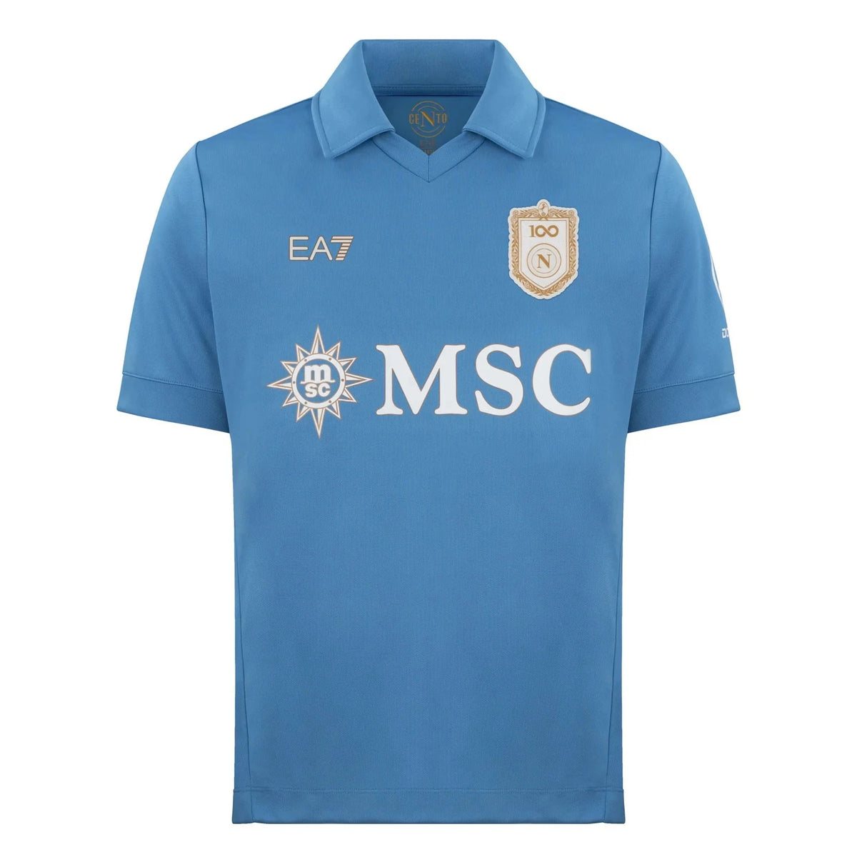 Front view of Napoli 2026-2027 away white stadium replica soccer jersey by Final Third Kit