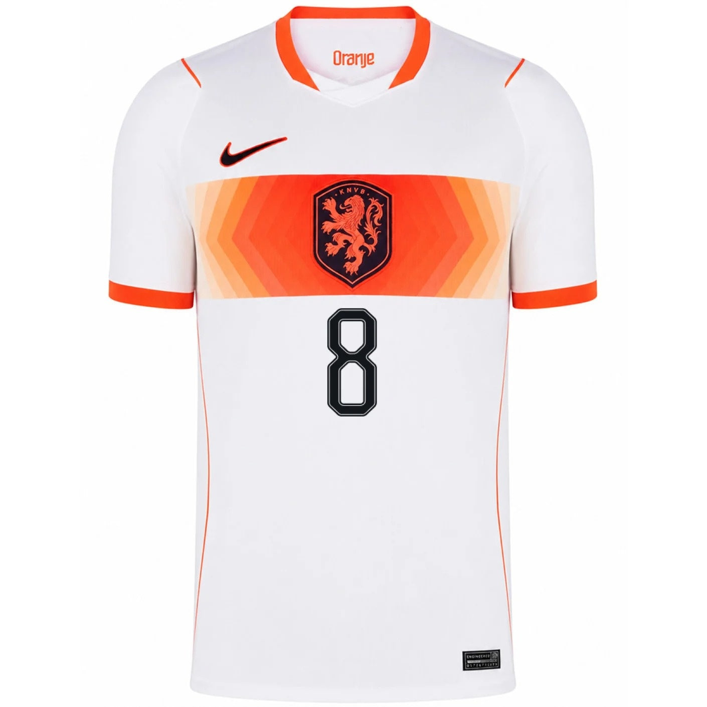Netherland 2026 world cup Gravenberch 8 Away stadium replica Jersey front view