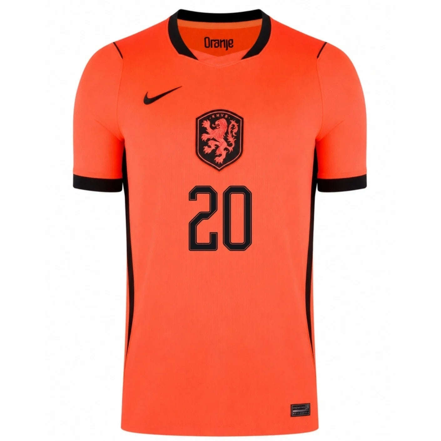 Netherlands 2026 World Cup Home Stadium Replica Jersey - Koopmeiners #20 front view