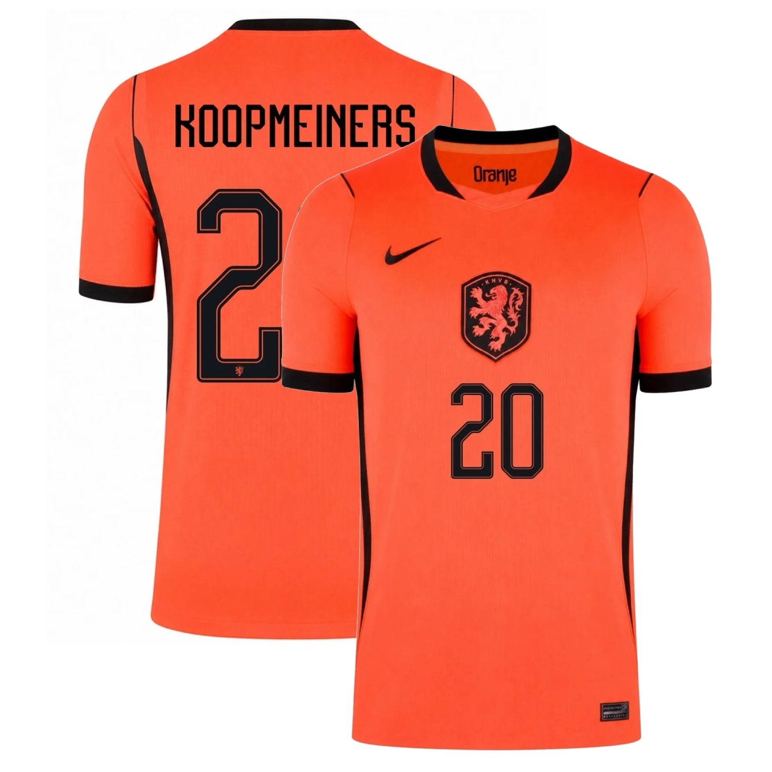 Netherlands 2026 World Cup Home Stadium Replica Jersey - Koopmeiners #20