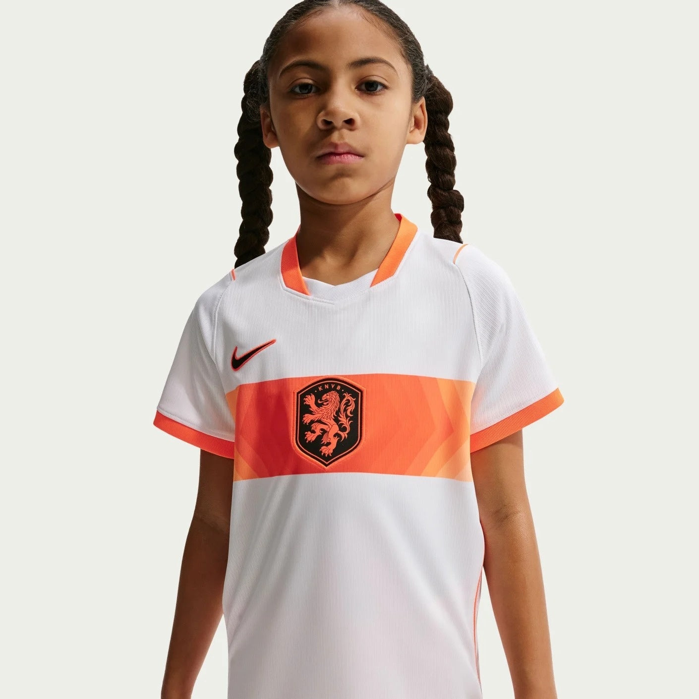Netherlands 2026 World Cup Away Stadium Replica Kids jersey front view